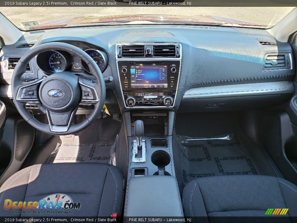 2019 Subaru Legacy 2.5i Premium Crimson Red / Slate Black Photo #12
