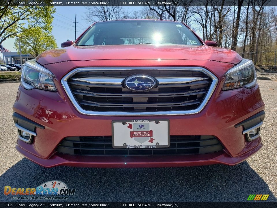 2019 Subaru Legacy 2.5i Premium Crimson Red / Slate Black Photo #13