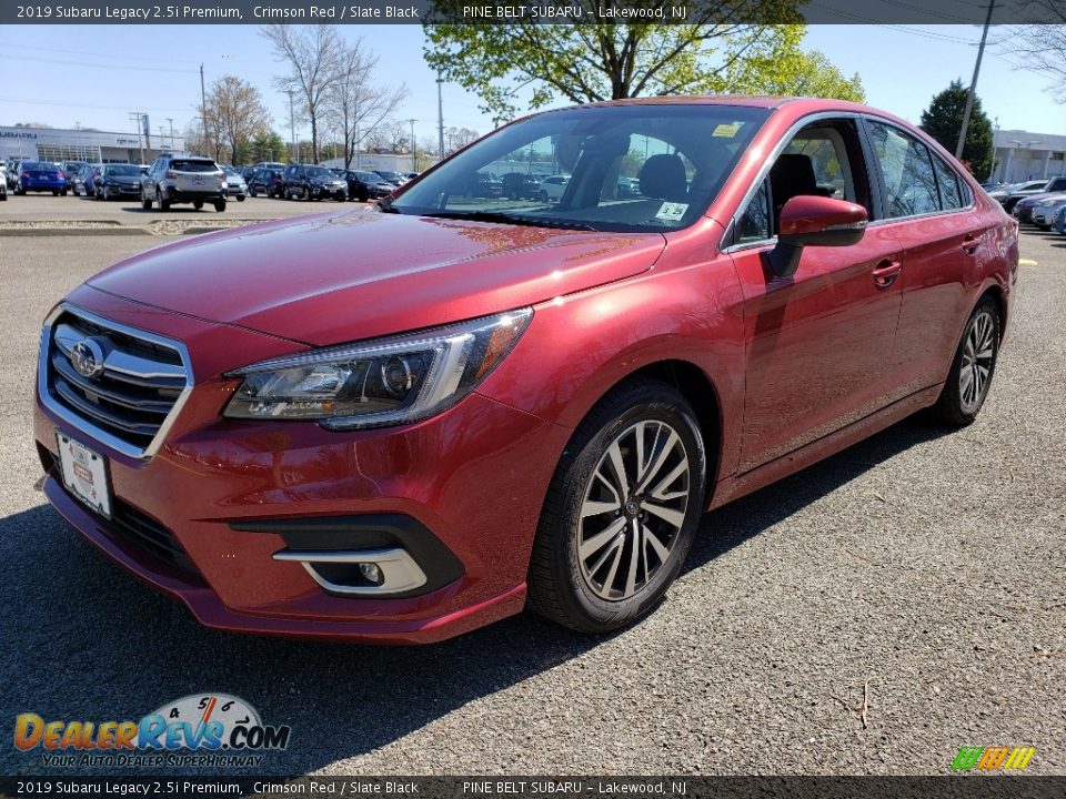 2019 Subaru Legacy 2.5i Premium Crimson Red / Slate Black Photo #15