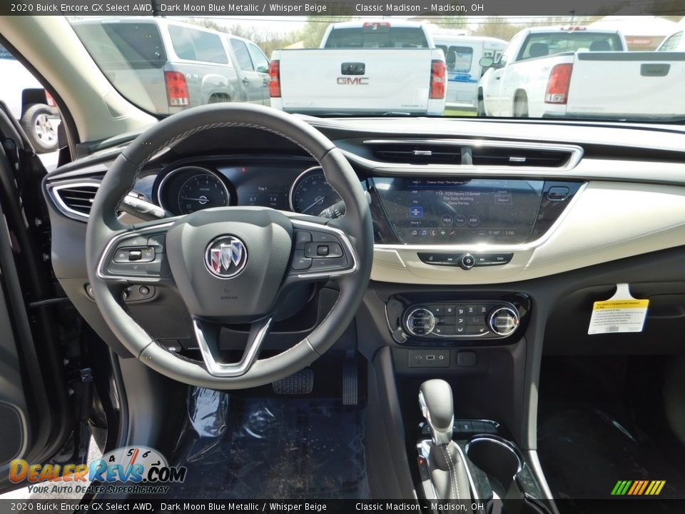 2020 Buick Encore GX Select AWD Dark Moon Blue Metallic / Whisper Beige Photo #3