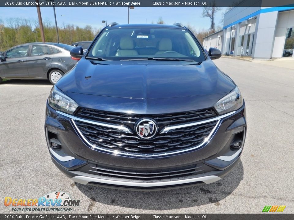 2020 Buick Encore GX Select AWD Dark Moon Blue Metallic / Whisper Beige Photo #4
