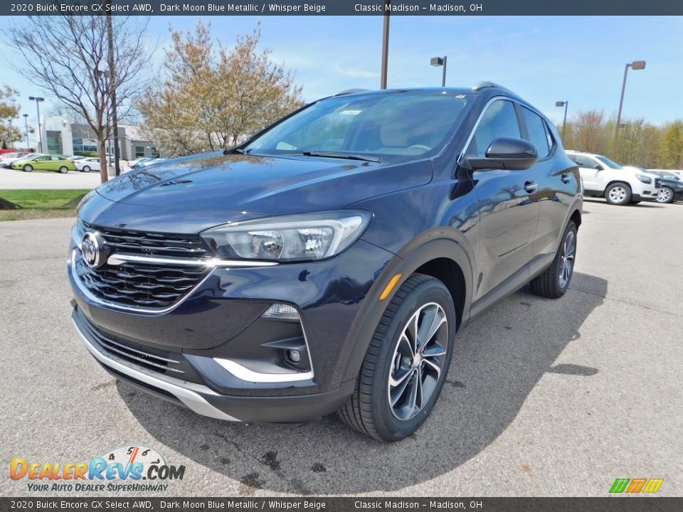 2020 Buick Encore GX Select AWD Dark Moon Blue Metallic / Whisper Beige Photo #5