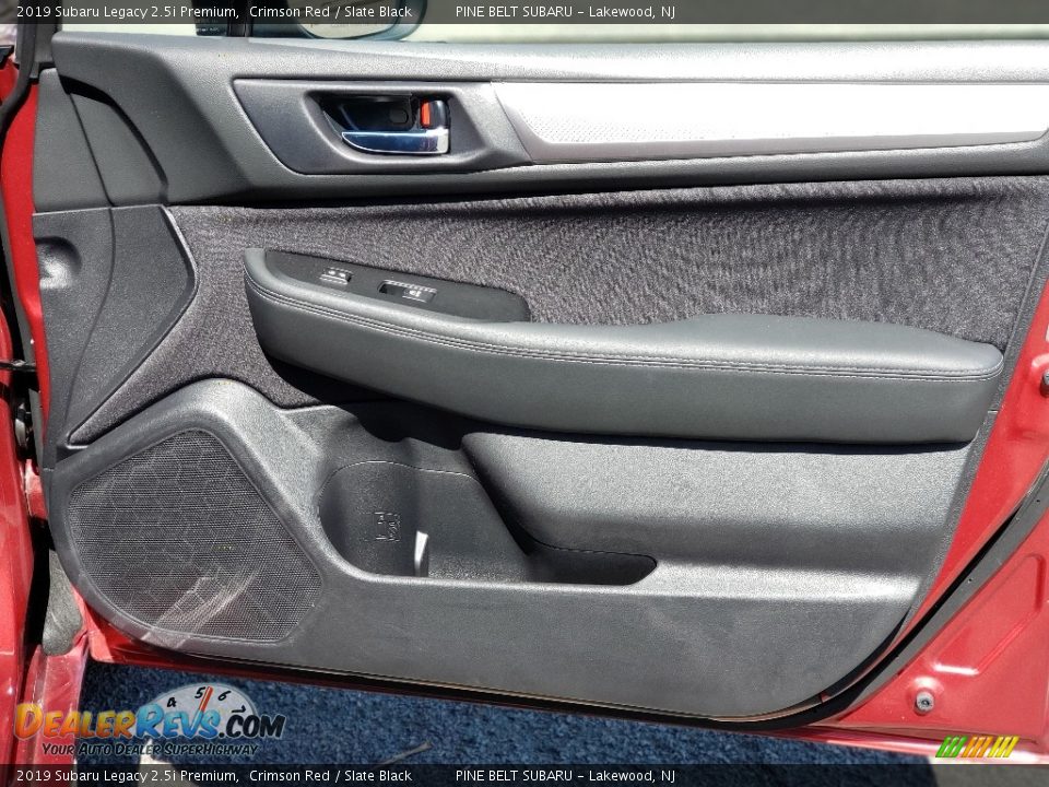 2019 Subaru Legacy 2.5i Premium Crimson Red / Slate Black Photo #23