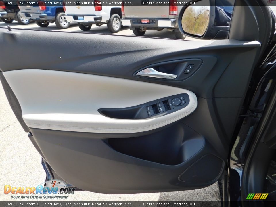 2020 Buick Encore GX Select AWD Dark Moon Blue Metallic / Whisper Beige Photo #10