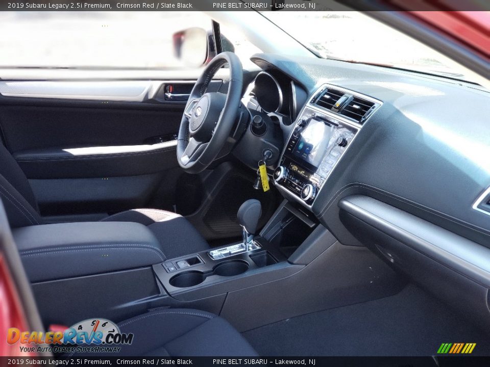 2019 Subaru Legacy 2.5i Premium Crimson Red / Slate Black Photo #24