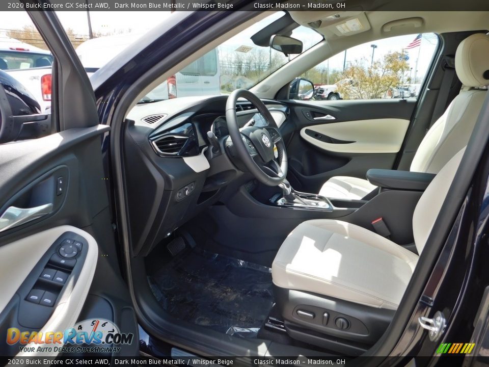 2020 Buick Encore GX Select AWD Dark Moon Blue Metallic / Whisper Beige Photo #12