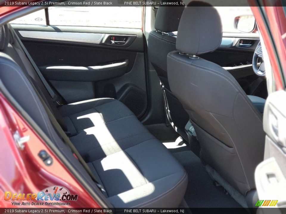 2019 Subaru Legacy 2.5i Premium Crimson Red / Slate Black Photo #26