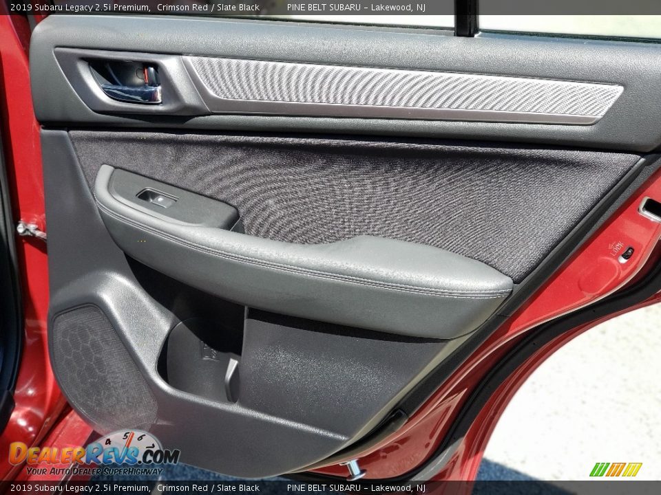 2019 Subaru Legacy 2.5i Premium Crimson Red / Slate Black Photo #27