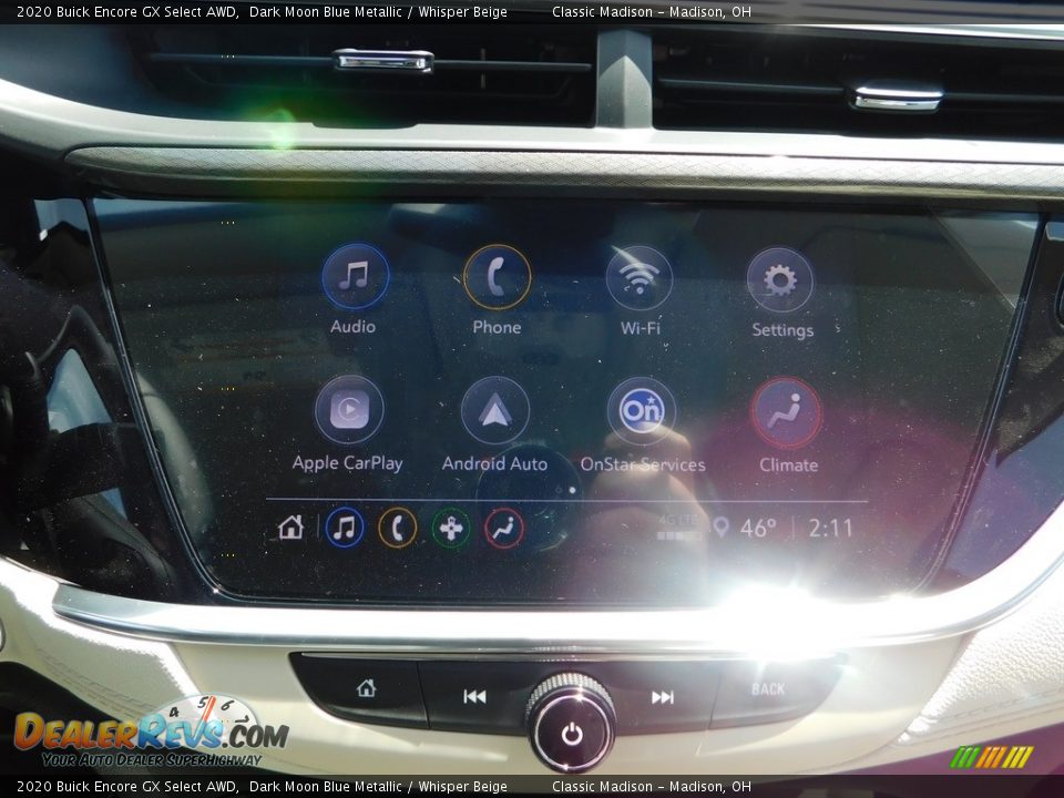 2020 Buick Encore GX Select AWD Dark Moon Blue Metallic / Whisper Beige Photo #15