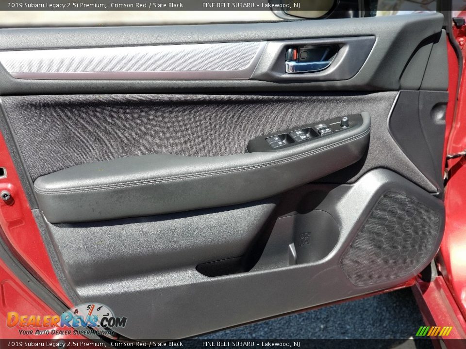 2019 Subaru Legacy 2.5i Premium Crimson Red / Slate Black Photo #30