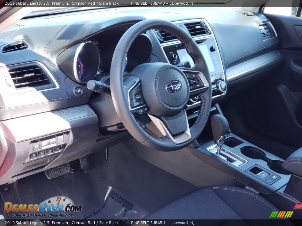 2019 Subaru Legacy 2.5i Premium Crimson Red / Slate Black Photo #34