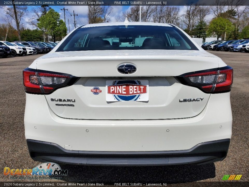 2020 Subaru Legacy 2.5i Limited Crystal White Pearl / Slate Black Photo #7