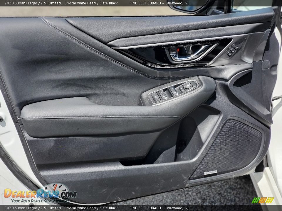 2020 Subaru Legacy 2.5i Limited Crystal White Pearl / Slate Black Photo #12