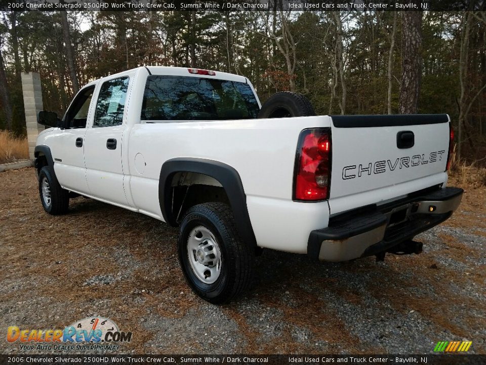 2006 Chevrolet Silverado 2500HD Work Truck Crew Cab Summit White / Dark Charcoal Photo #6