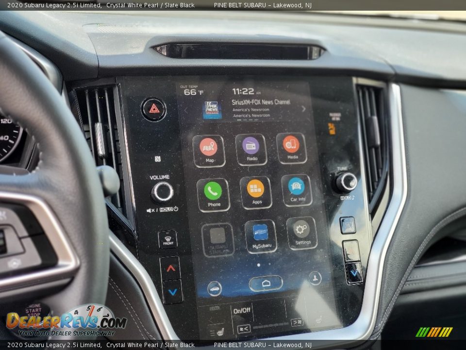 2020 Subaru Legacy 2.5i Limited Crystal White Pearl / Slate Black Photo #14