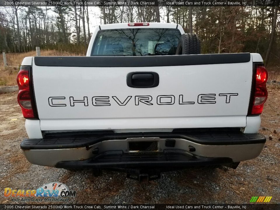 2006 Chevrolet Silverado 2500HD Work Truck Crew Cab Summit White / Dark Charcoal Photo #8