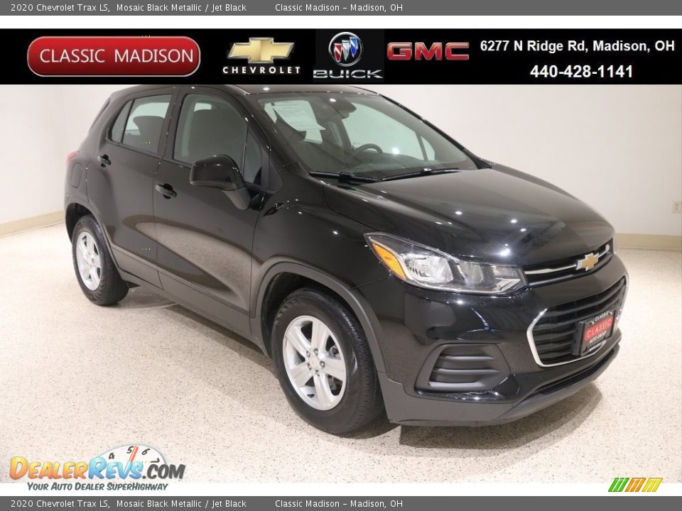 2020 Chevrolet Trax LS Mosaic Black Metallic / Jet Black Photo #1