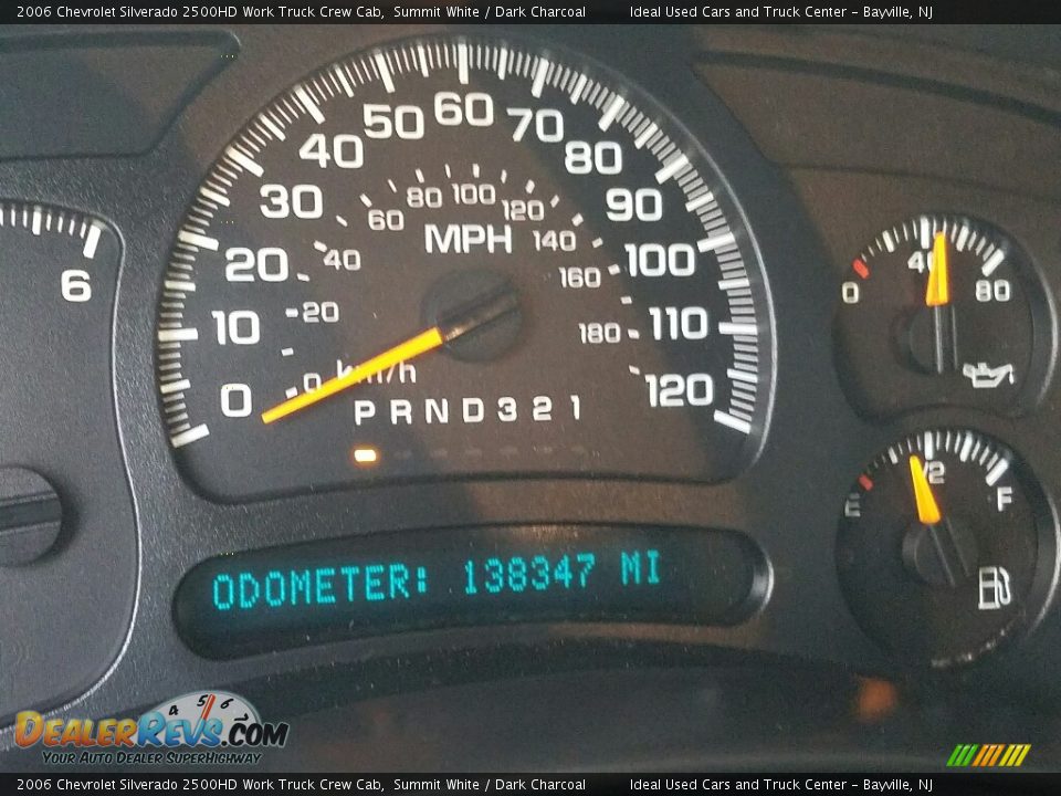 2006 Chevrolet Silverado 2500HD Work Truck Crew Cab Gauges Photo #15