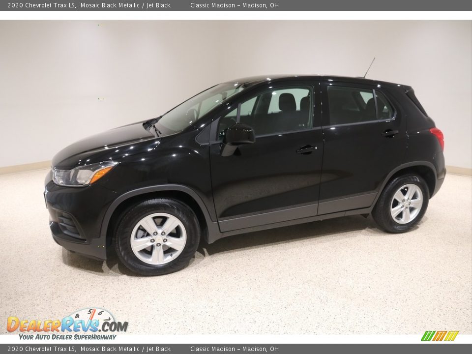 2020 Chevrolet Trax LS Mosaic Black Metallic / Jet Black Photo #3