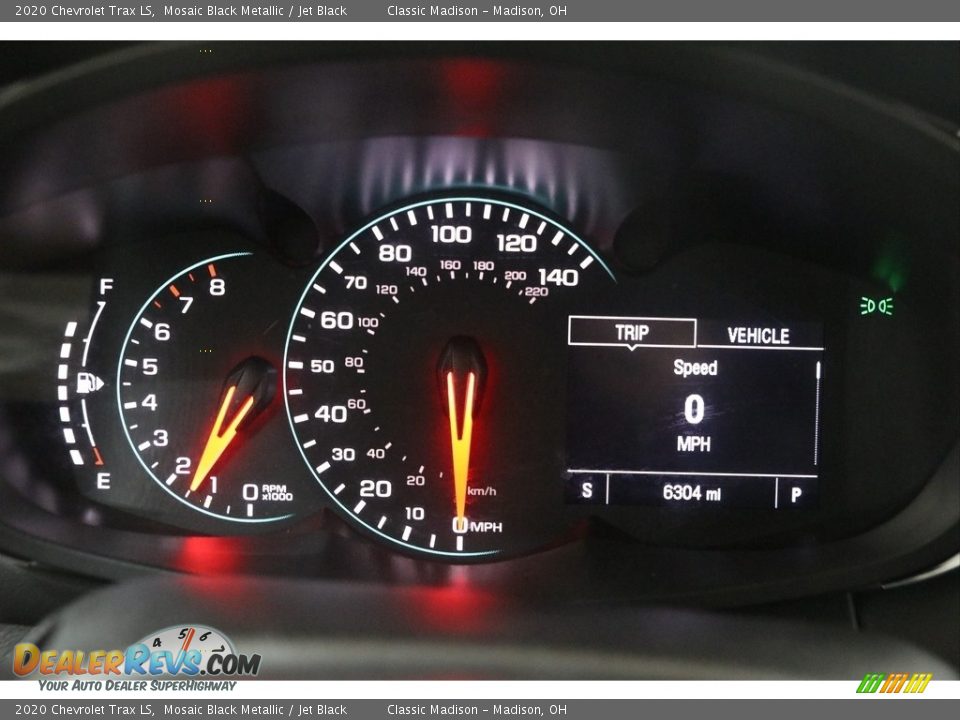 2020 Chevrolet Trax LS Mosaic Black Metallic / Jet Black Photo #7