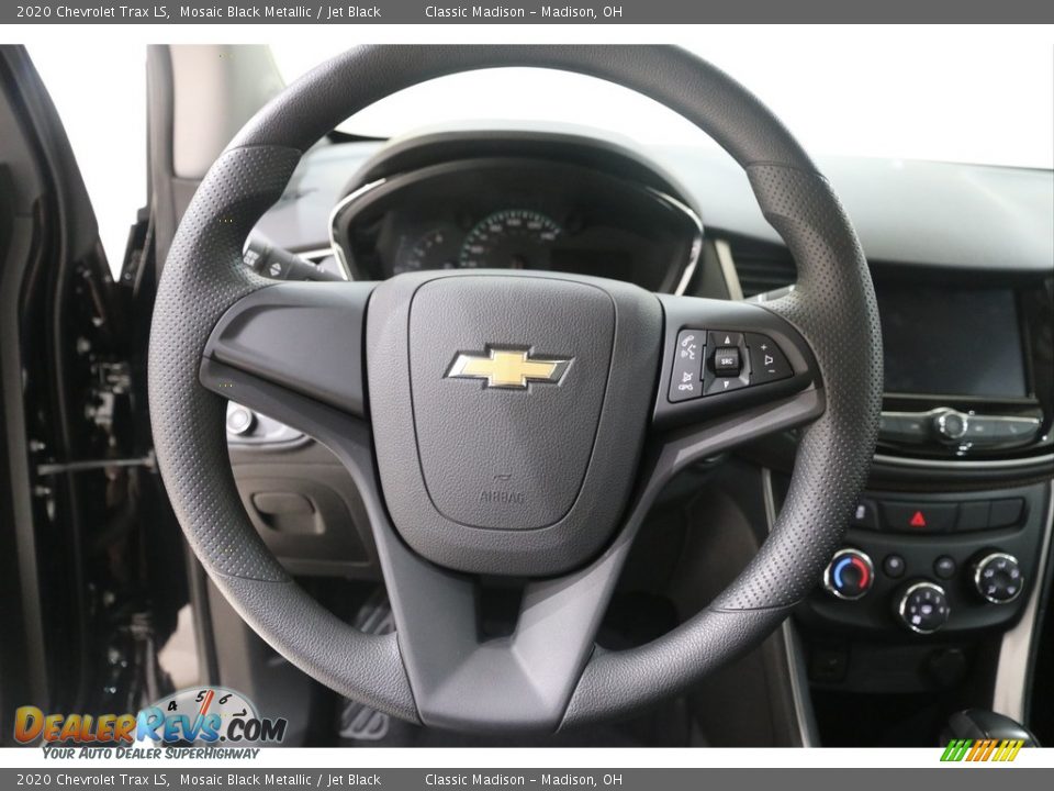 2020 Chevrolet Trax LS Mosaic Black Metallic / Jet Black Photo #16
