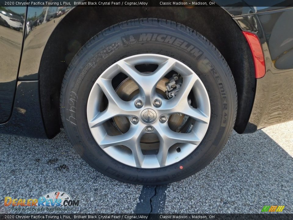 2020 Chrysler Pacifica Touring L Plus Brilliant Black Crystal Pearl / Cognac/Alloy Photo #9