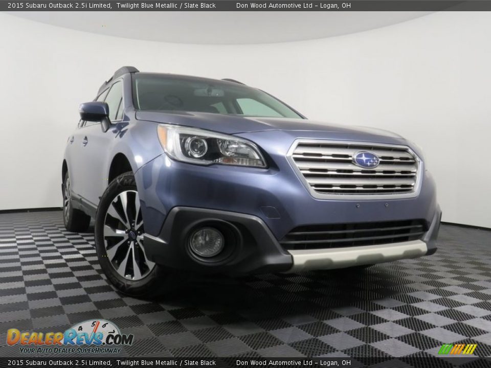 2015 Subaru Outback 2.5i Limited Twilight Blue Metallic / Slate Black Photo #1