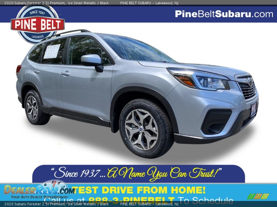 2020 Subaru Forester 2.5i Premium Ice Silver Metallic / Black Photo #1