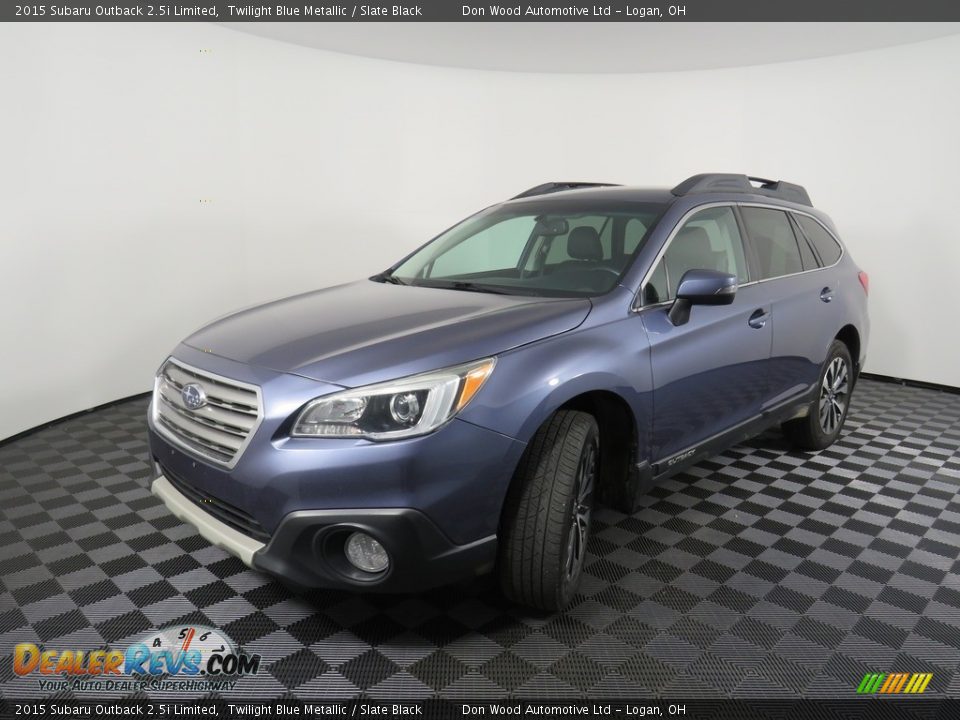 2015 Subaru Outback 2.5i Limited Twilight Blue Metallic / Slate Black Photo #9