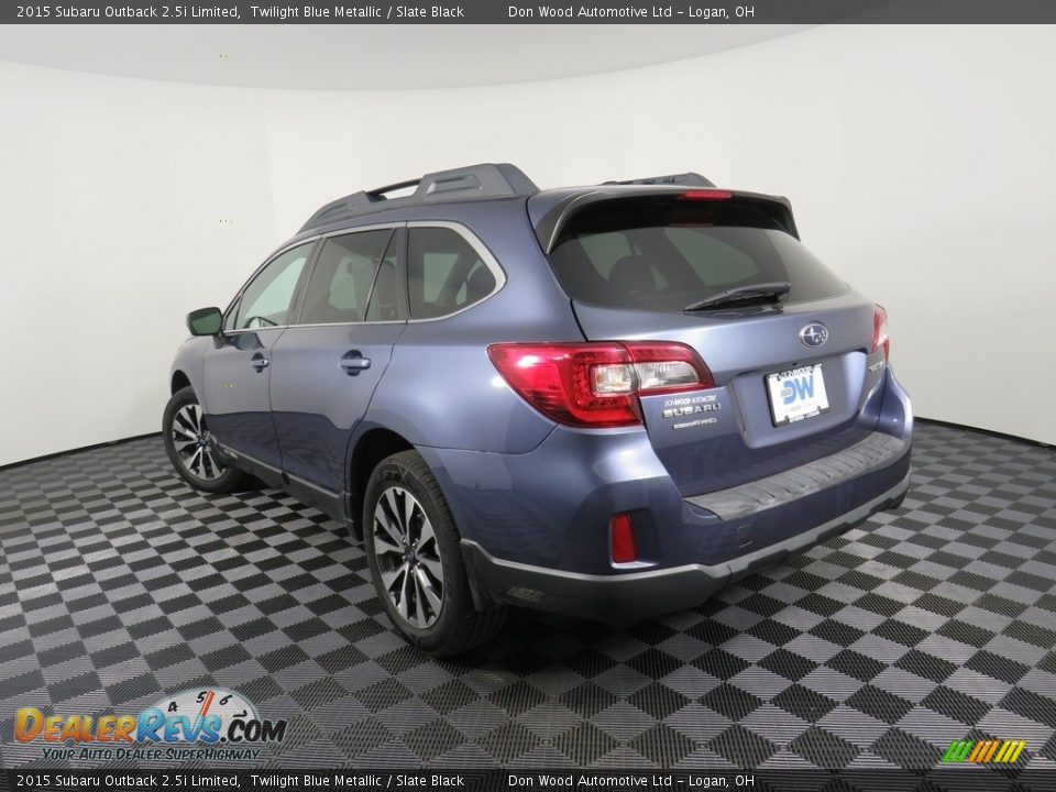 2015 Subaru Outback 2.5i Limited Twilight Blue Metallic / Slate Black Photo #12