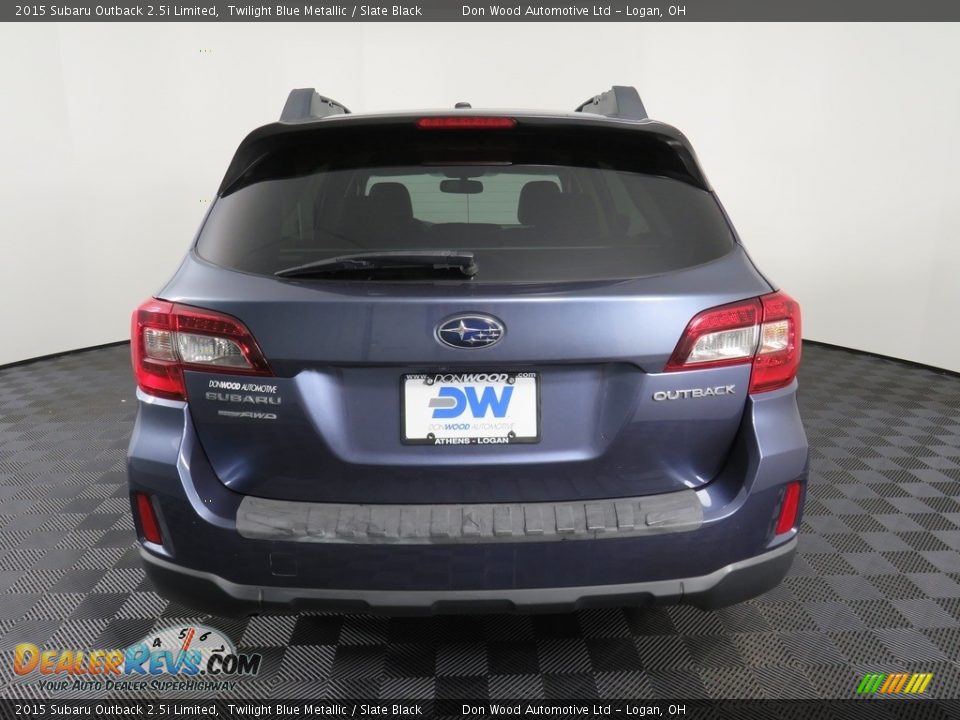 2015 Subaru Outback 2.5i Limited Twilight Blue Metallic / Slate Black Photo #13