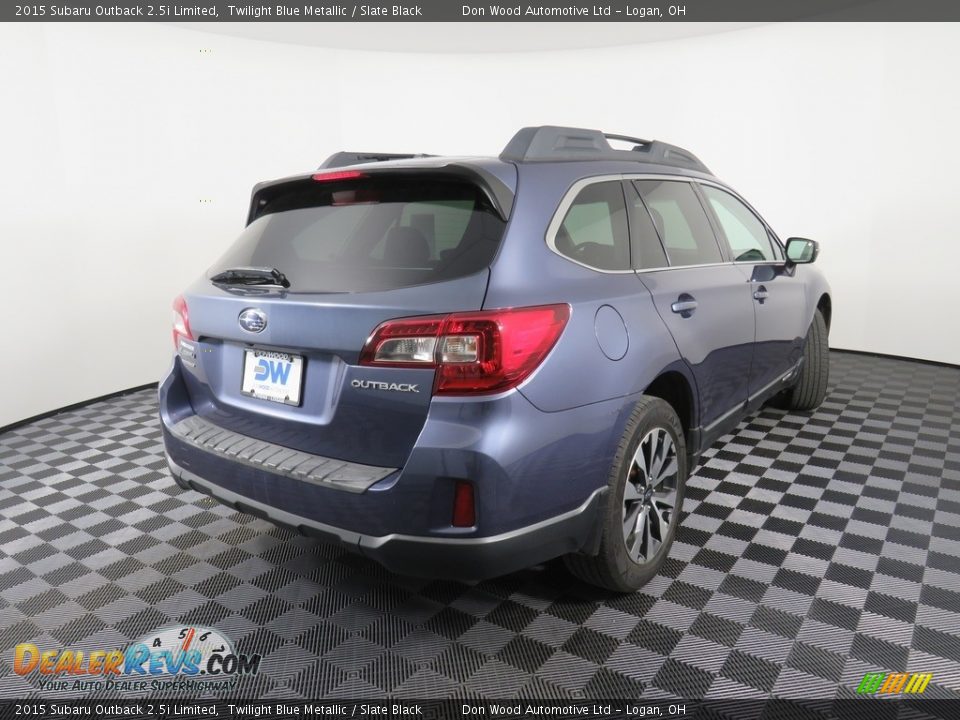 2015 Subaru Outback 2.5i Limited Twilight Blue Metallic / Slate Black Photo #17