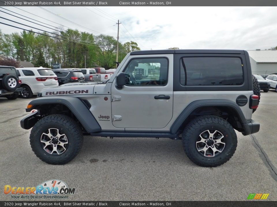 2020 Jeep Wrangler Rubicon 4x4 Billet Silver Metallic / Black Photo #6