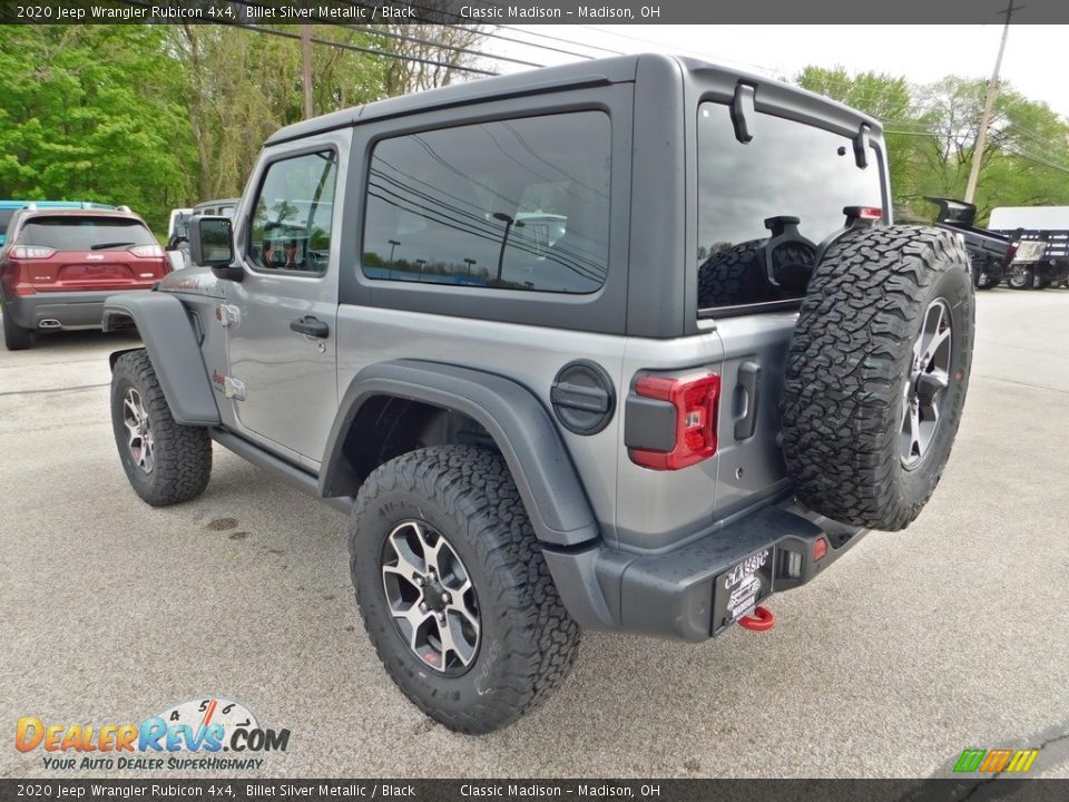 2020 Jeep Wrangler Rubicon 4x4 Billet Silver Metallic / Black Photo #7