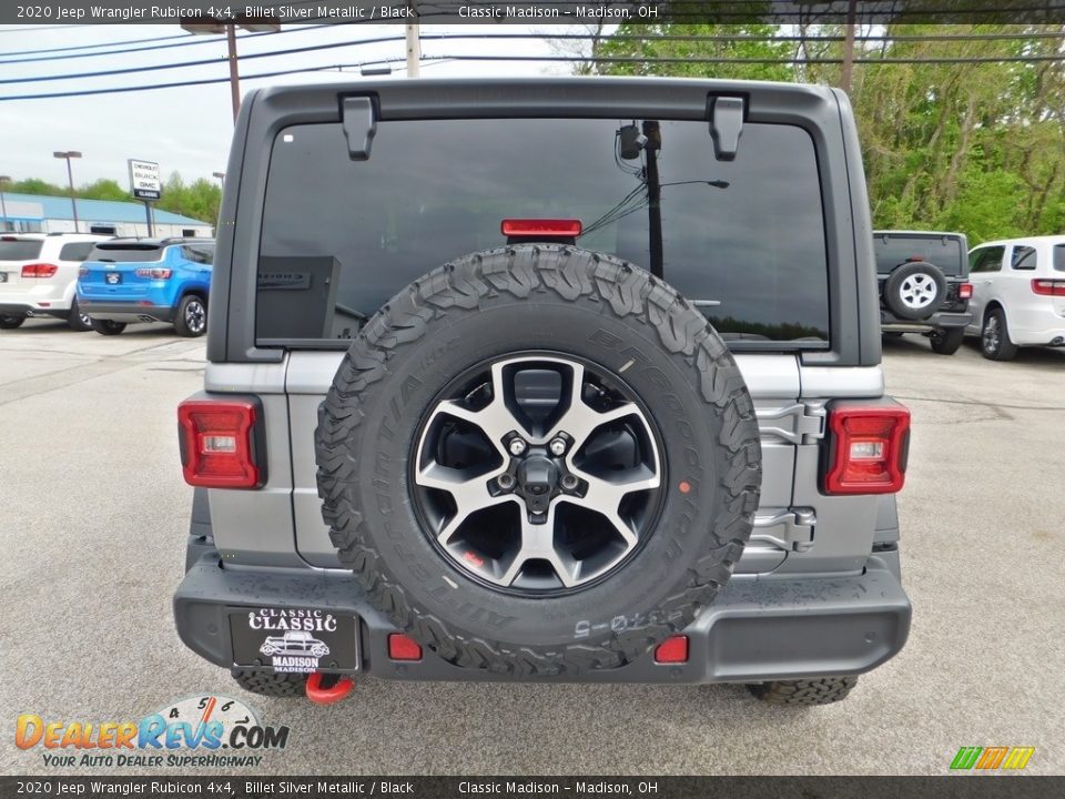 2020 Jeep Wrangler Rubicon 4x4 Billet Silver Metallic / Black Photo #8