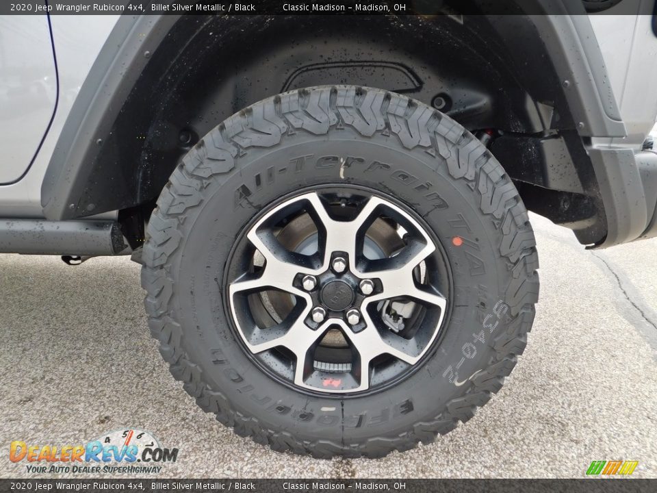 2020 Jeep Wrangler Rubicon 4x4 Billet Silver Metallic / Black Photo #9