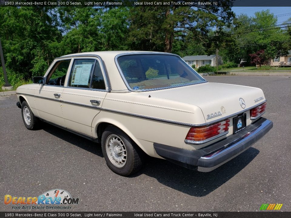 1983 Mercedes-Benz E Class 300 D Sedan Light Ivory / Palomino Photo #5