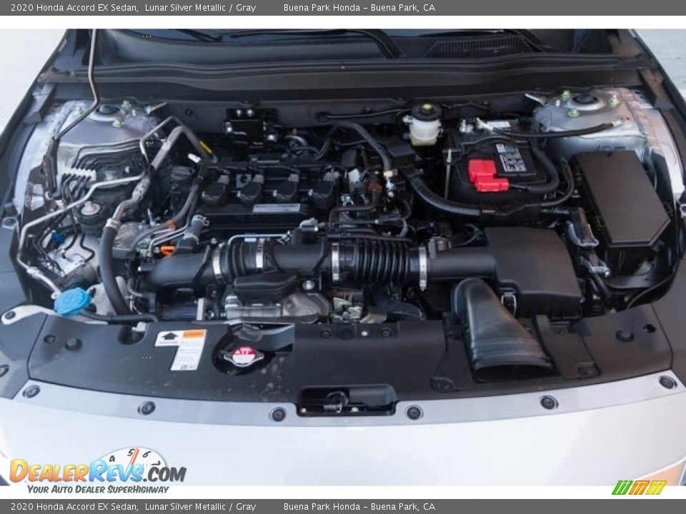 2020 Honda Accord EX Sedan Lunar Silver Metallic / Gray Photo #10