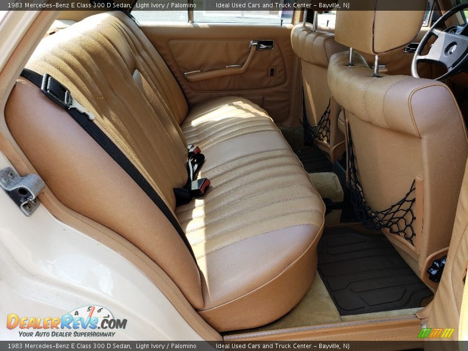 Rear Seat of 1983 Mercedes-Benz E Class 300 D Sedan Photo #15