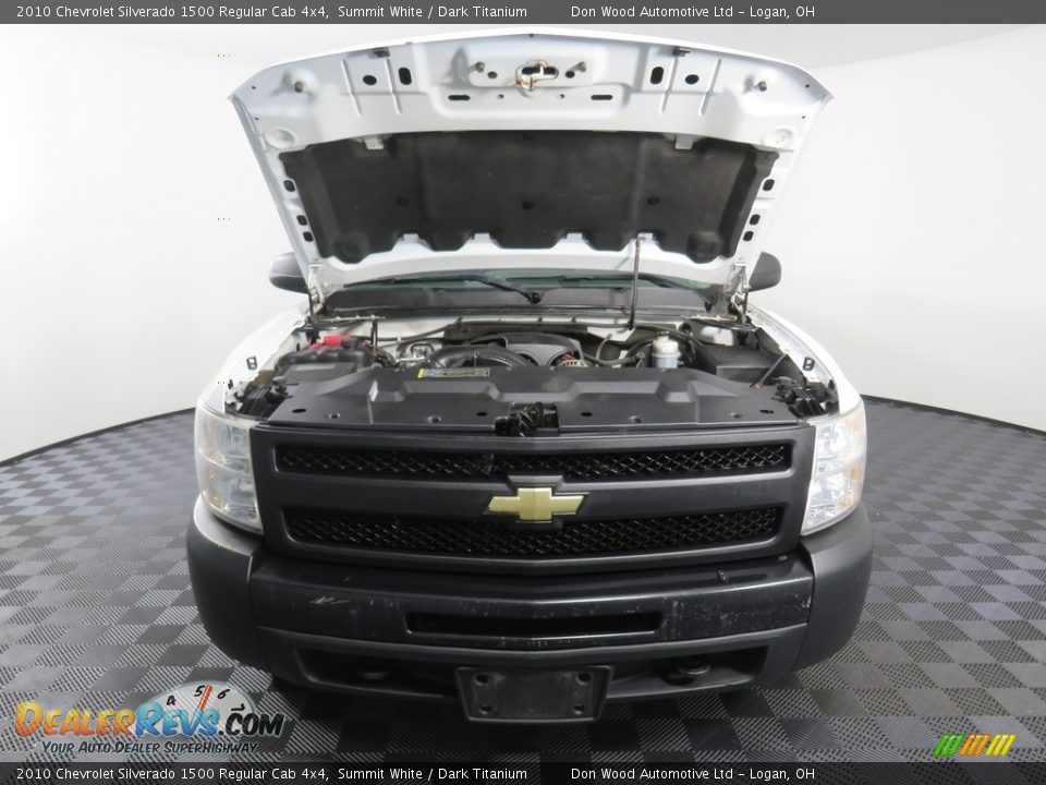 2010 Chevrolet Silverado 1500 Regular Cab 4x4 Summit White / Dark Titanium Photo #5