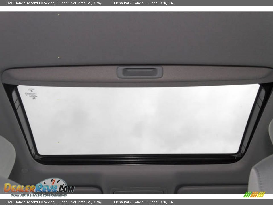 2020 Honda Accord EX Sedan Lunar Silver Metallic / Gray Photo #23