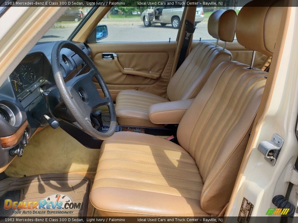 Front Seat of 1983 Mercedes-Benz E Class 300 D Sedan Photo #22