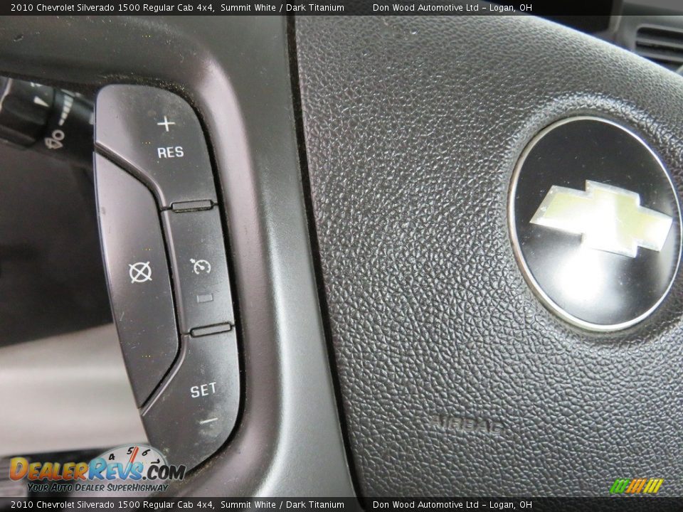 2010 Chevrolet Silverado 1500 Regular Cab 4x4 Summit White / Dark Titanium Photo #20