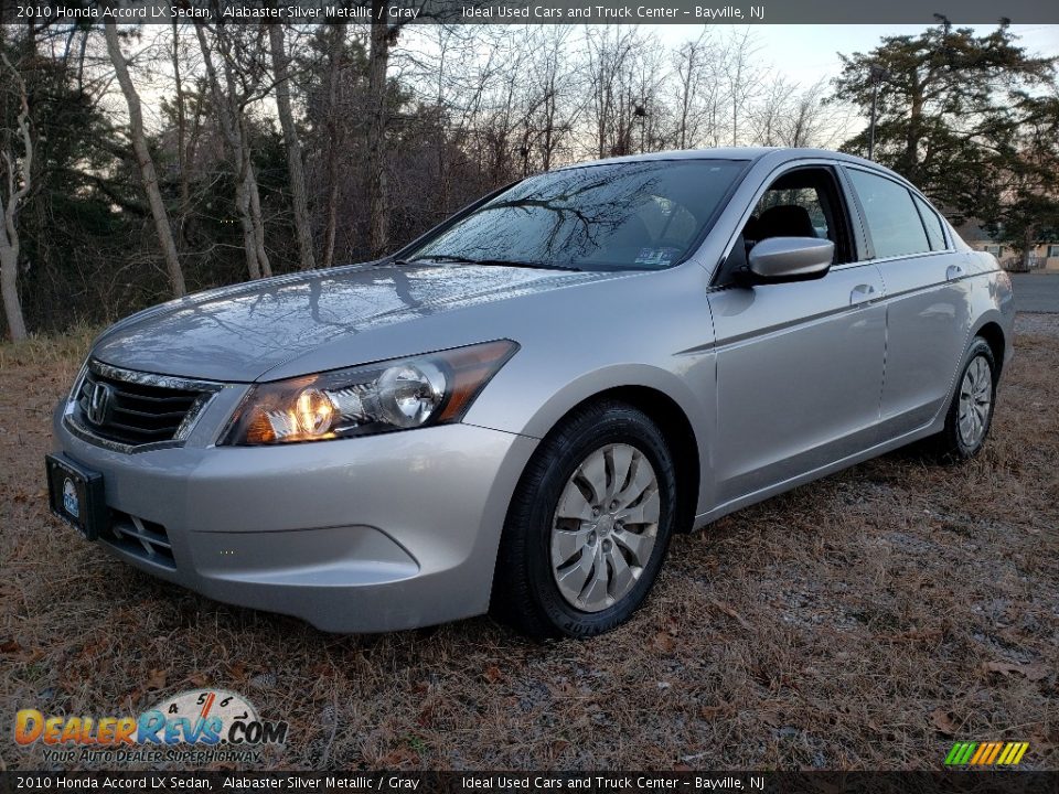 2010 Honda Accord LX Sedan Alabaster Silver Metallic / Gray Photo #1