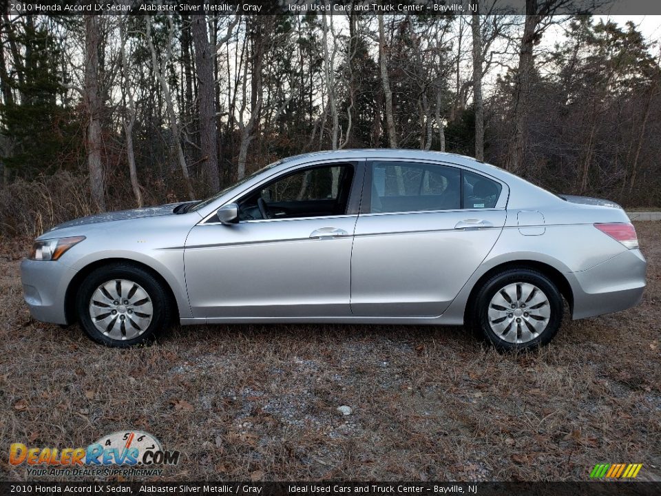 2010 Honda Accord LX Sedan Alabaster Silver Metallic / Gray Photo #2