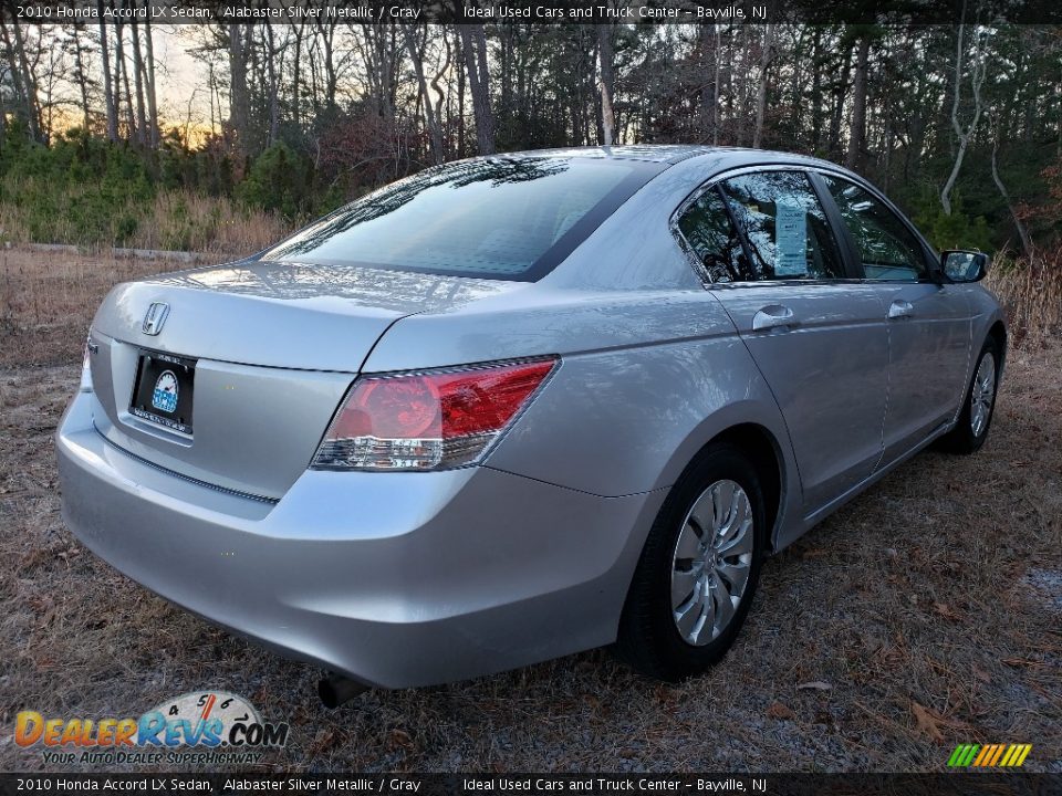 2010 Honda Accord LX Sedan Alabaster Silver Metallic / Gray Photo #5