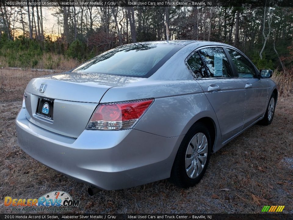 2010 Honda Accord LX Sedan Alabaster Silver Metallic / Gray Photo #5