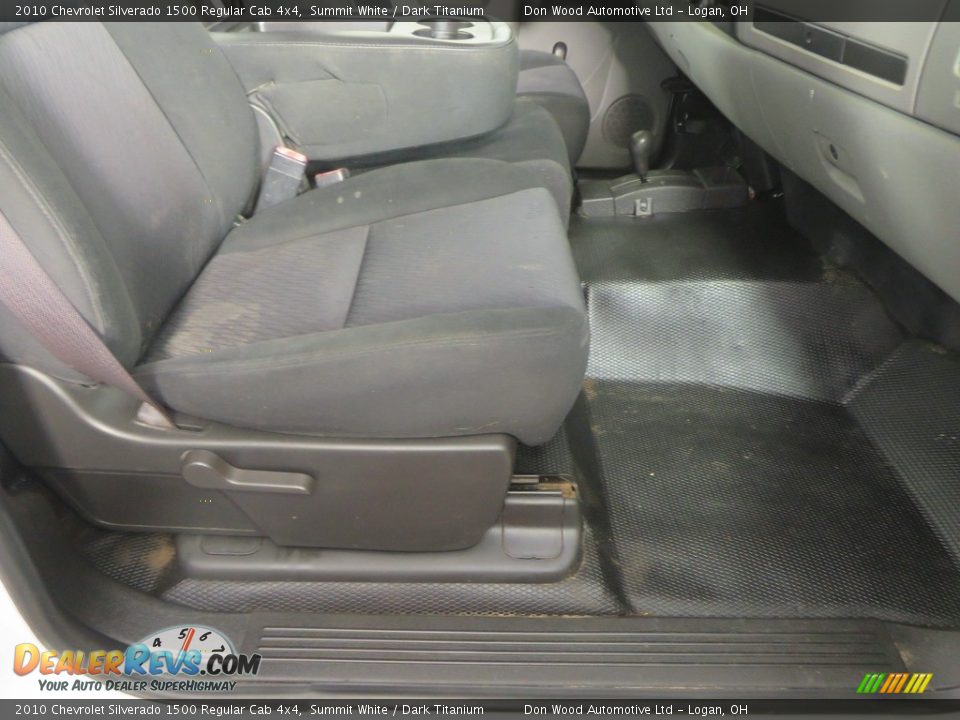2010 Chevrolet Silverado 1500 Regular Cab 4x4 Summit White / Dark Titanium Photo #26