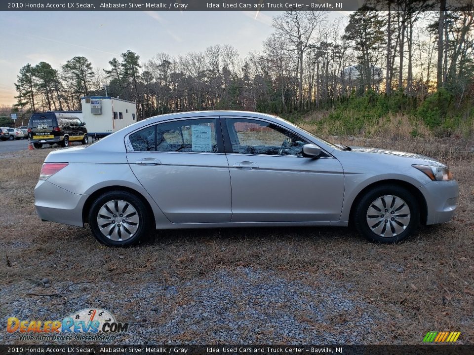 2010 Honda Accord LX Sedan Alabaster Silver Metallic / Gray Photo #6