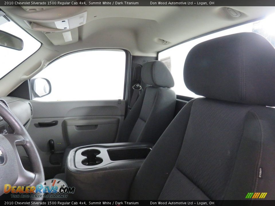 2010 Chevrolet Silverado 1500 Regular Cab 4x4 Summit White / Dark Titanium Photo #28
